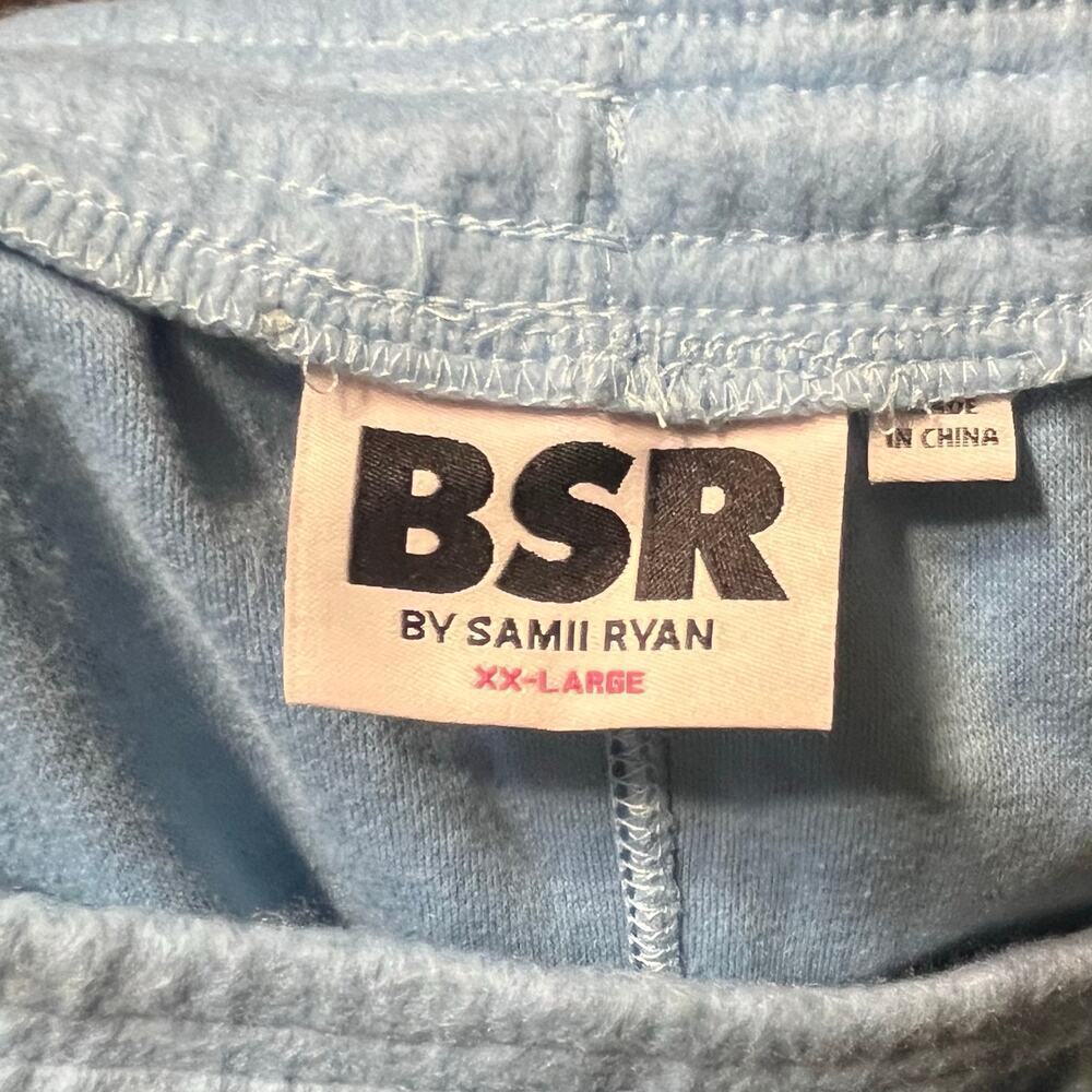 BSR By Samii Ryan REVOLVE Fleece Sweatpant Jogger Womens 2X Blue Deer Cozy Core - Picture 7 of 10